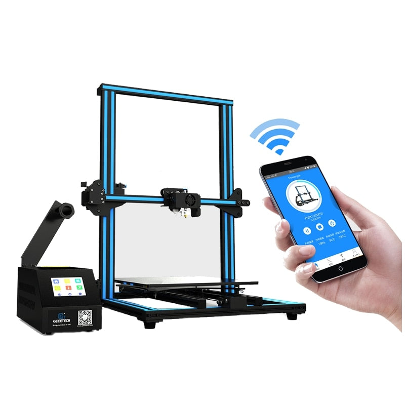 GEEETECH A30 DIY 3D Printer With Large Printer Area Colorful Touch Screen Break-resuming Auto-leveling WiFi Enabled 3D Printer