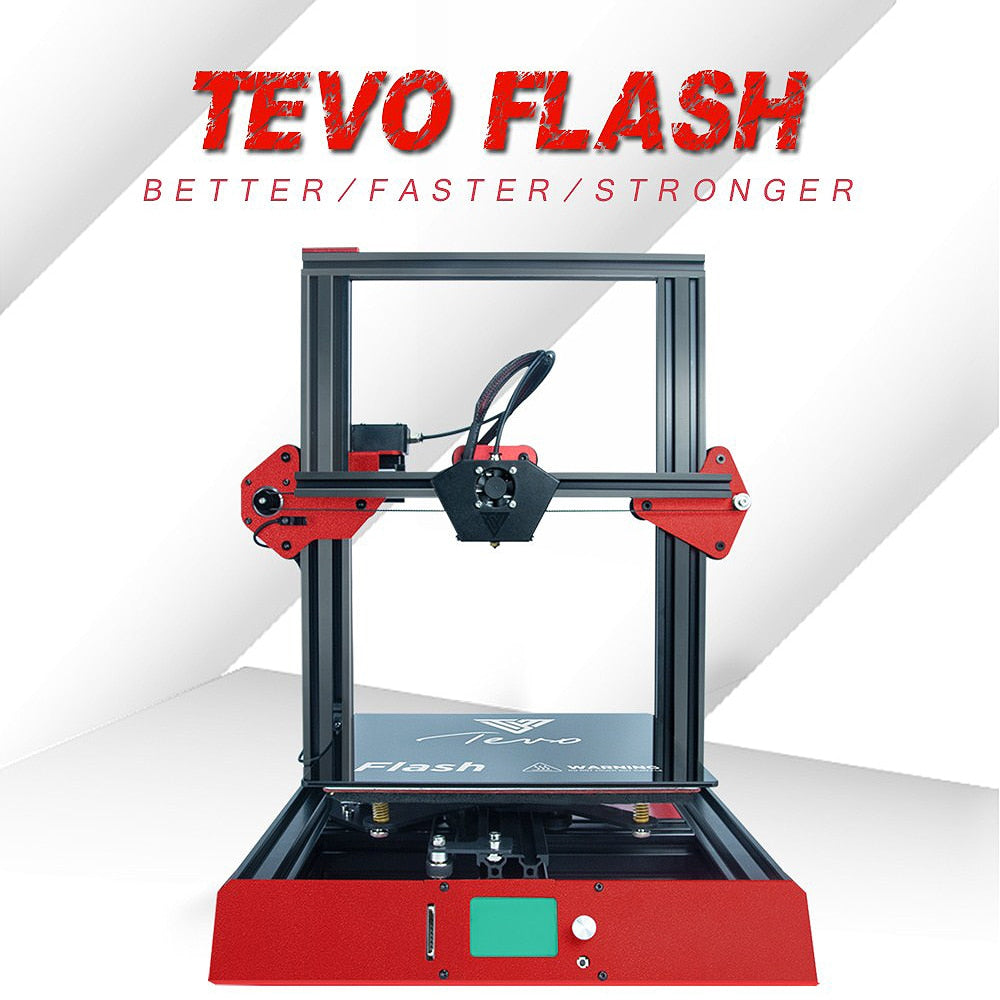 TEVO Flash 98% Prebuilt 3D Printer Kit 235*235*250 Printing Size full metal frame 3D Printer