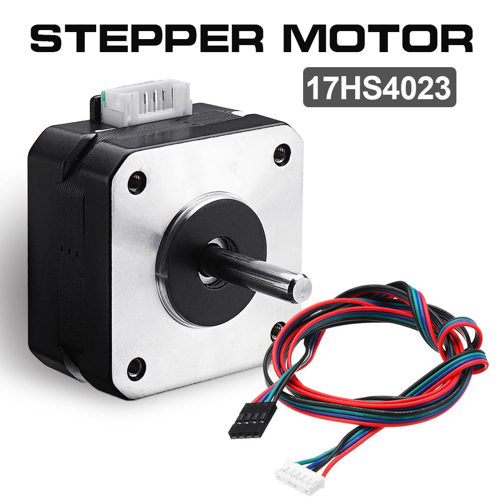 1Pcs 17HS4023 12V Nema 17 23mm  Stepper Motor For Titan Extruder 3D Printer  Motor with Wire Kit