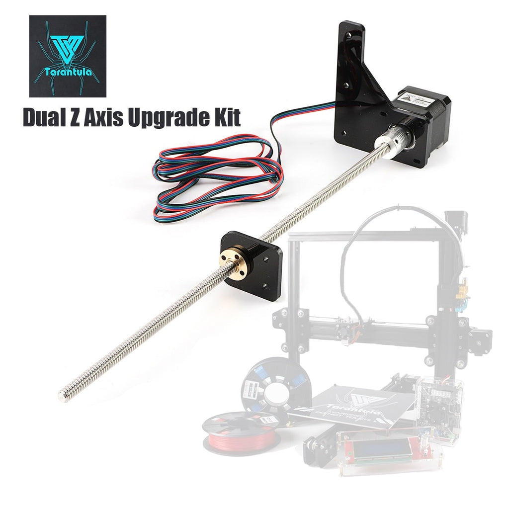 TEVO Tarantula Dual Z Axis Upgrade Kit Nema 42 Step Motor and T8*2 Lead Screw 375 mm 8mm with Brass Copper for 3D Printer Part